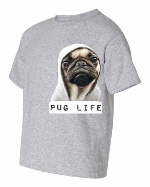 PUG LIFE - T-shirt Col Rond Pour Enfants