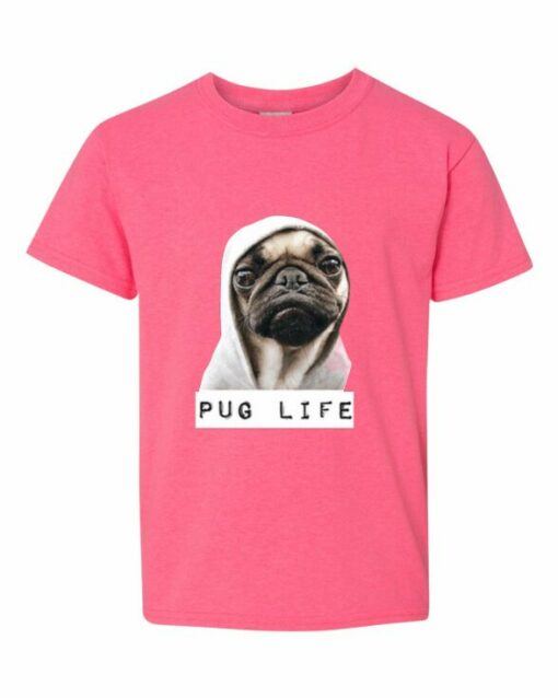 PUG LIFE - T-shirt Col Rond Pour Enfants