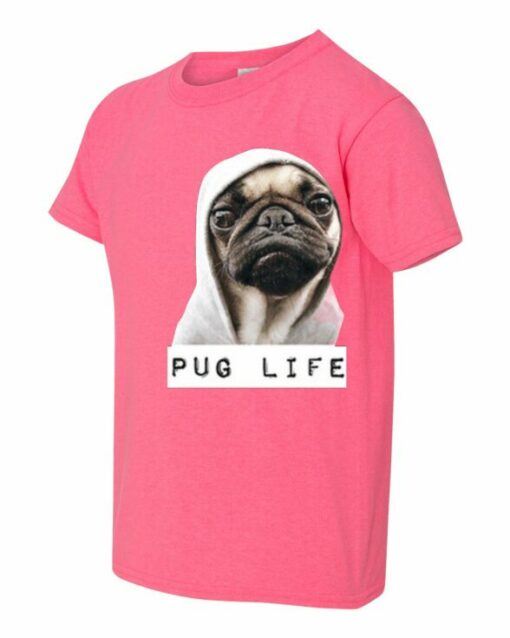 PUG LIFE - T-shirt Col Rond Pour Enfants