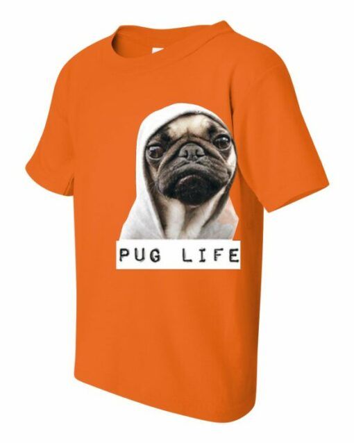 PUG LIFE - T-shirt Col Rond Pour Enfants