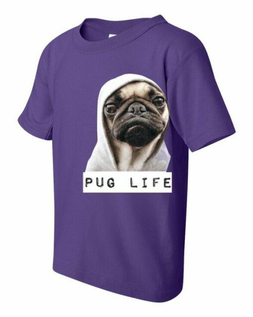 PUG LIFE - T-shirt Col Rond Pour Enfants