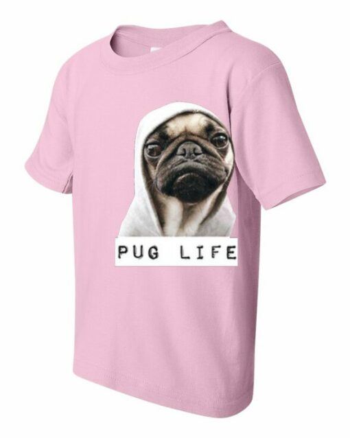 PUG LIFE - T-shirt Col Rond Pour Enfants