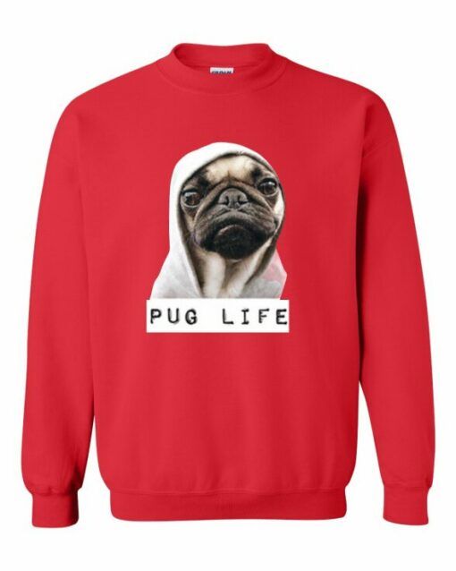 PUG LIFE  - Adult Crew Neck Sweatshirt (Unisex)