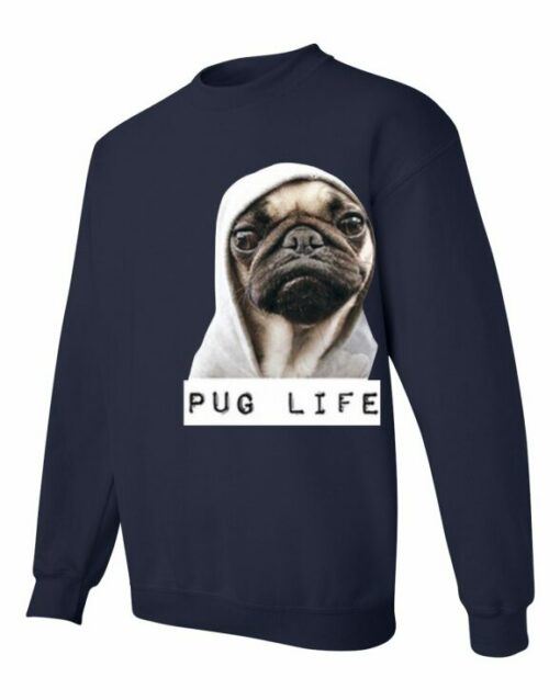 PUG LIFE  - Adult Crew Neck Sweatshirt (Unisex)