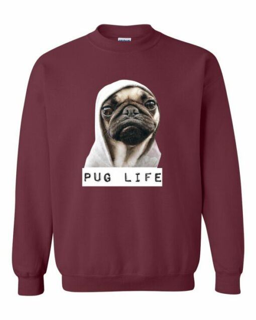 PUG LIFE  - Adult Crew Neck Sweatshirt (Unisex)