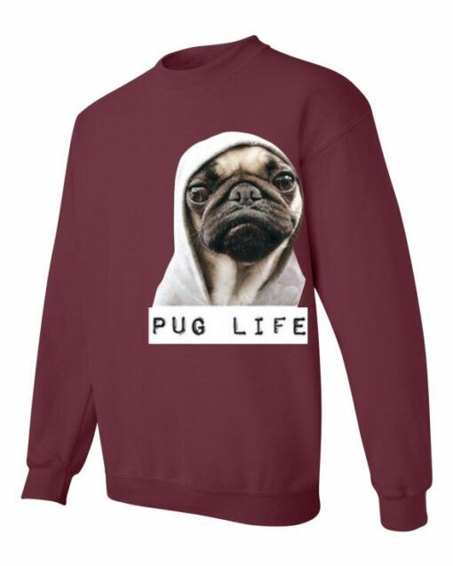 PUG LIFE  - Adult Crew Neck Sweatshirt (Unisex)