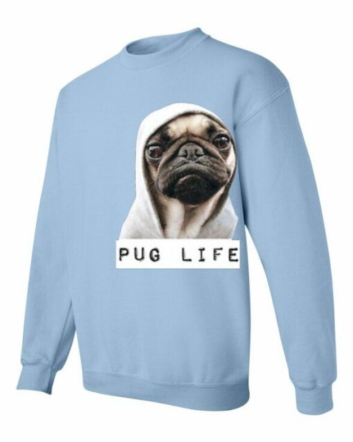 PUG LIFE  - Adult Crew Neck Sweatshirt (Unisex)