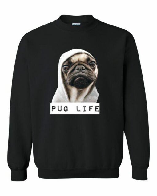 PUG LIFE  - Adult Crew Neck Sweatshirt (Unisex)