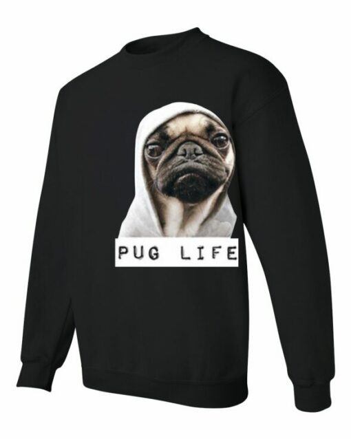 PUG LIFE  - Adult Crew Neck Sweatshirt (Unisex)