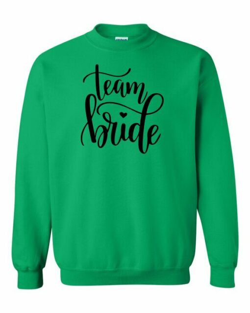 TEAM BRIDE  - Adult Crew Neck Sweatshirt (Unisex)