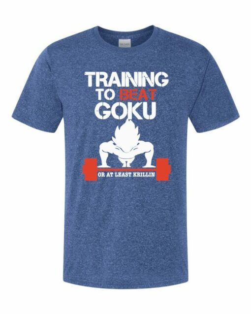 TRAINING TO BEAT GOKU  - Adult Performance Polyester T-shirt