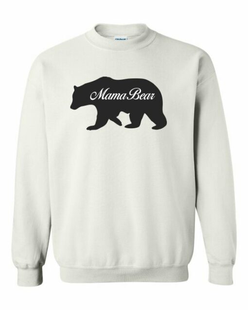 MAMA BEAR  - Adult Crew Neck Sweatshirt (Unisex)