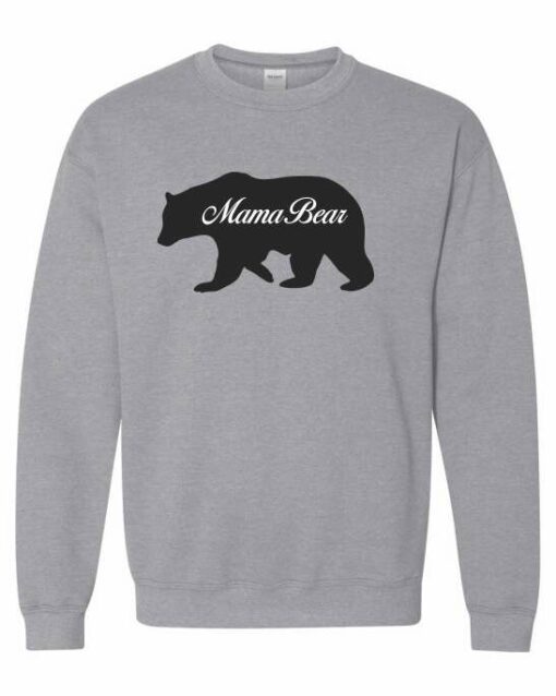 MAMA BEAR  - Adult Crew Neck Sweatshirt (Unisex)