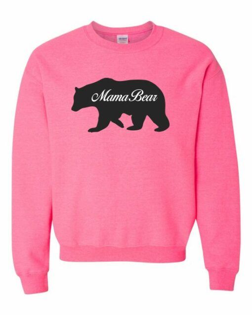 MAMA BEAR  - Adult Crew Neck Sweatshirt (Unisex)