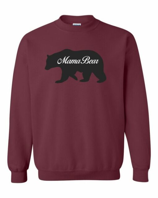 MAMA BEAR  - Adult Crew Neck Sweatshirt (Unisex)