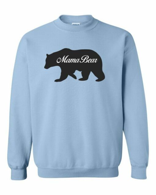 MAMA BEAR  - Adult Crew Neck Sweatshirt (Unisex)