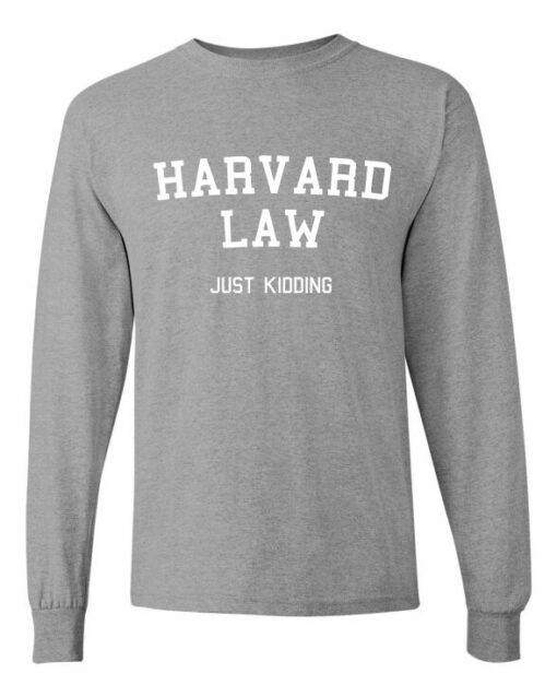 HAVARD LAW  - T-shirt Manche Long Col Rond Pour Adultes