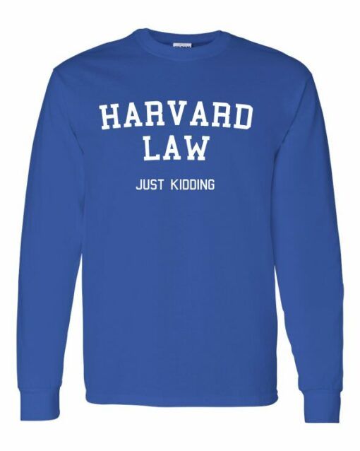 HAVARD LAW  - Adult Long Sleeve Round-neck T-shirt