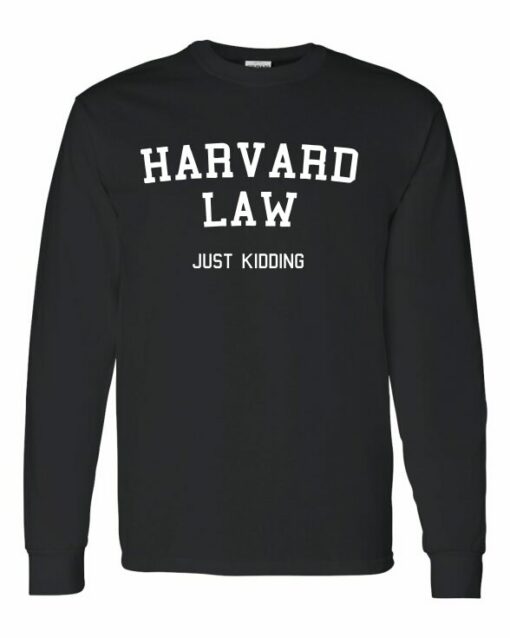 HAVARD LAW  - T-shirt Manche Long Col Rond Pour Adultes