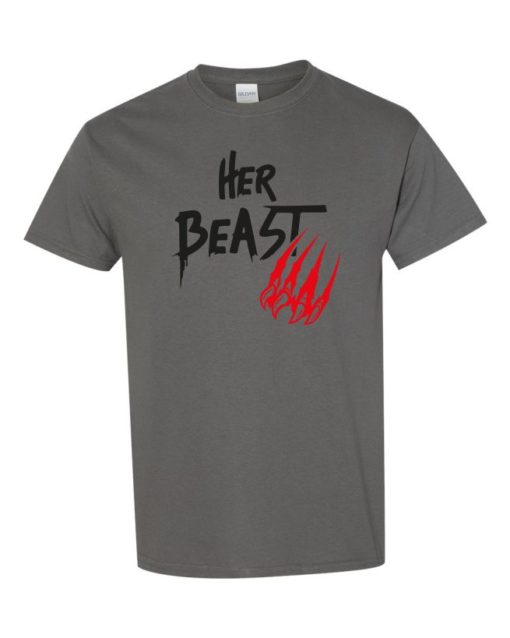 HER BEAST - T-shirt Col Rond Pour Adultes