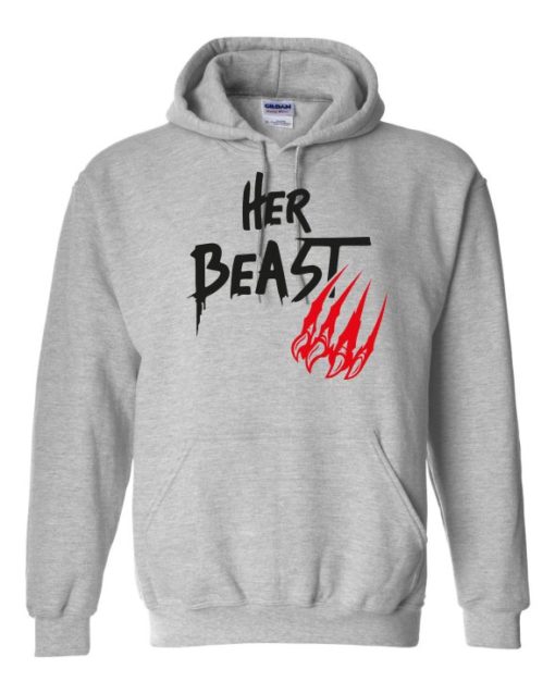 HER BEAST - Cotton Ouaté Kangourou (Unisexe) Pour Adulte