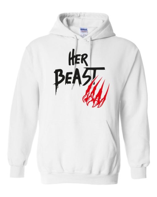 HER BEAST - Cotton Ouaté Kangourou (Unisexe) Pour Adulte