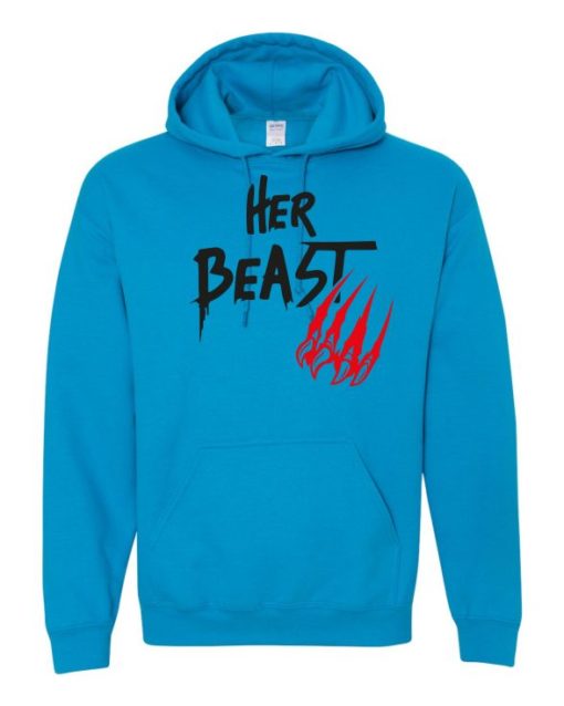 HER BEAST - Cotton Ouaté Kangourou (Unisexe) Pour Adulte