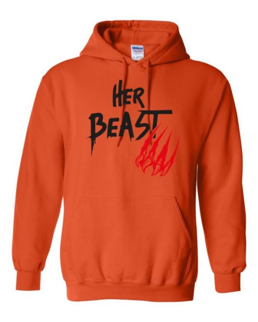 HER BEAST - Cotton Ouaté Kangourou (Unisexe) Pour Adulte