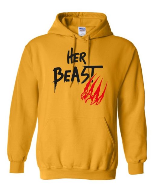 HER BEAST - Cotton Ouaté Kangourou (Unisexe) Pour Adulte