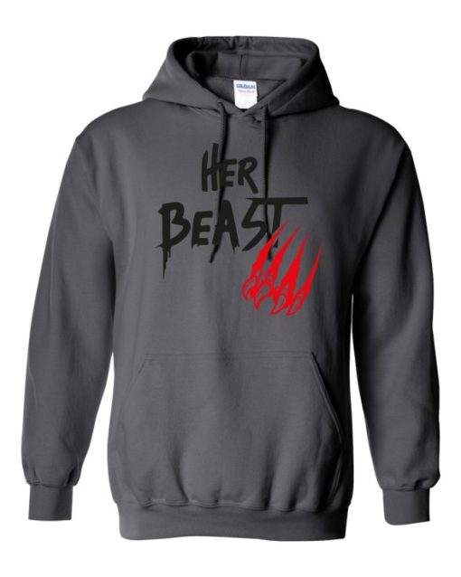 HER BEAST - Cotton Ouaté Kangourou (Unisexe) Pour Adulte