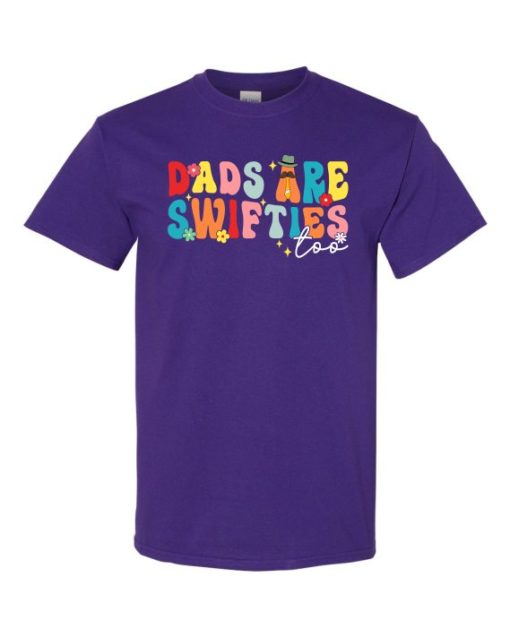 DADS ARE SWIFSTIES  - Adult Round-neck T-shirt