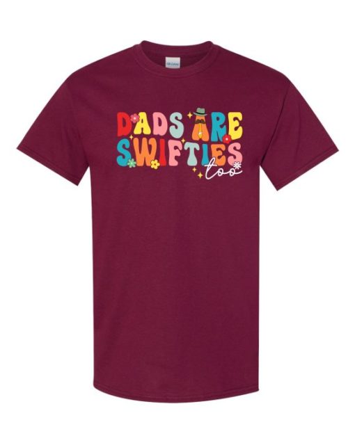 DADS ARE SWIFSTIES  - Adult Round-neck T-shirt