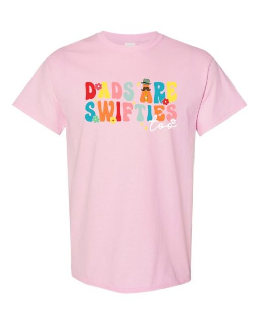 DADS ARE SWIFSTIES  - Adult Round-neck T-shirt