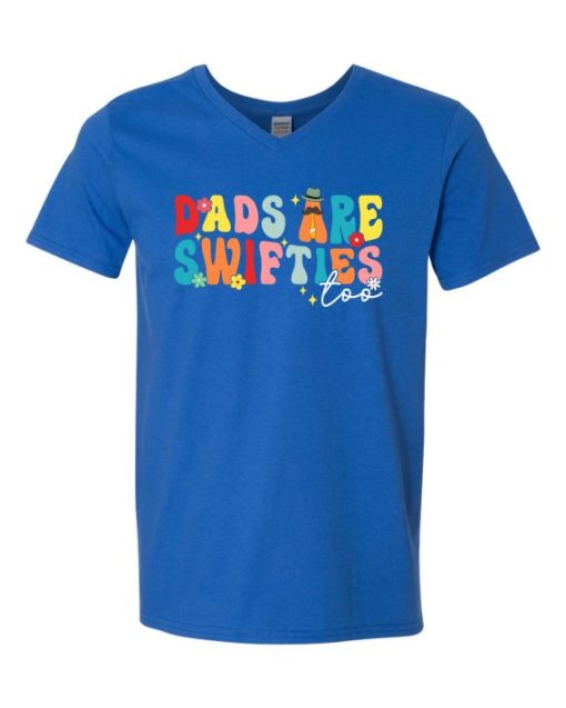 DADS ARE SWIFSTIES  - Adult V-neck T-shirt