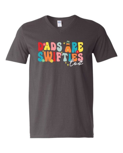 DADS ARE SWIFSTIES  - Adult V-neck T-shirt