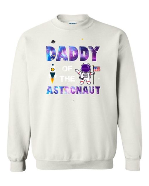 DADDY ASTRONAUT - Cotton Ouaté Col Rond (Unisexe) Pour Adultes