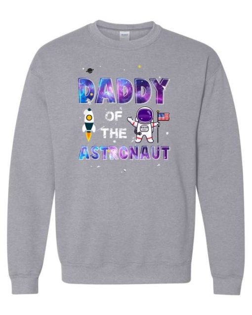 DADDY ASTRONAUT - Cotton Ouaté Col Rond (Unisexe) Pour Adultes