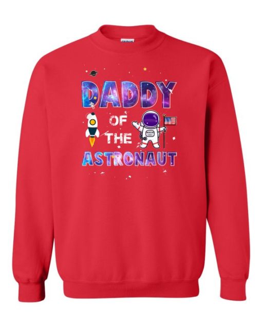 DADDY ASTRONAUT - Cotton Ouaté Col Rond (Unisexe) Pour Adultes