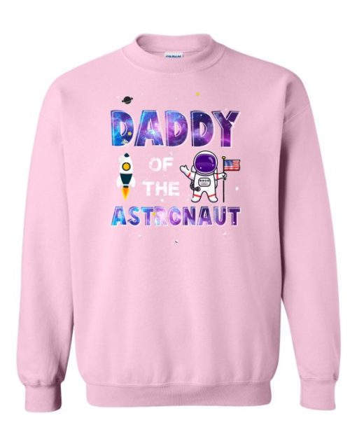 DADDY ASTRONAUT - Cotton Ouaté Col Rond (Unisexe) Pour Adultes