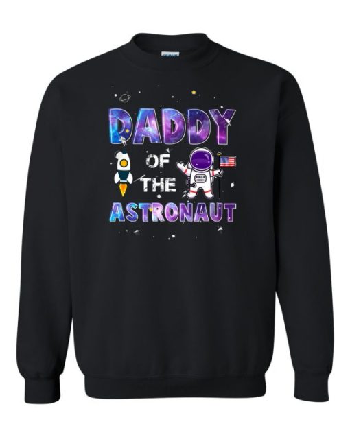 DADDY ASTRONAUT - Adult Crew Neck Sweatshirt (Unisex)