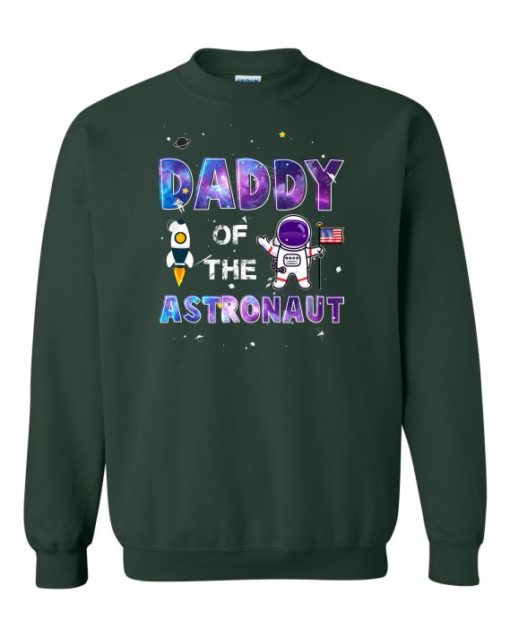 DADDY ASTRONAUT - Cotton Ouaté Col Rond (Unisexe) Pour Adultes