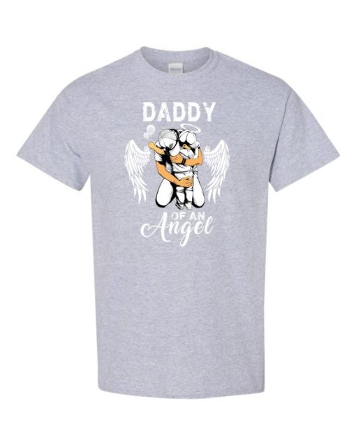 DADDY ANGEL  - Adult Round-neck T-shirt