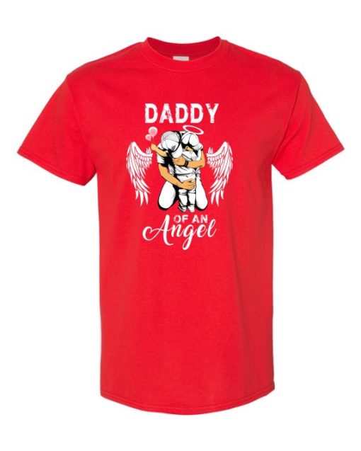 DADDY ANGEL  - Adult Round-neck T-shirt