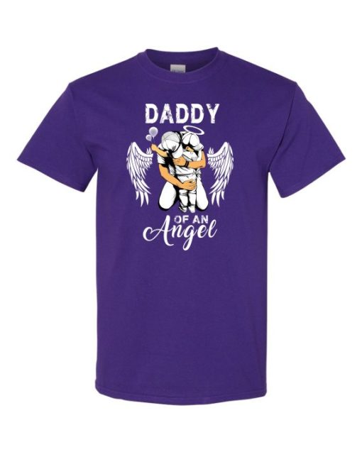 DADDY ANGEL  - Adult Round-neck T-shirt