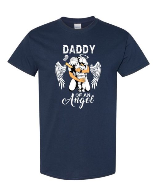 DADDY ANGEL  - Adult Round-neck T-shirt