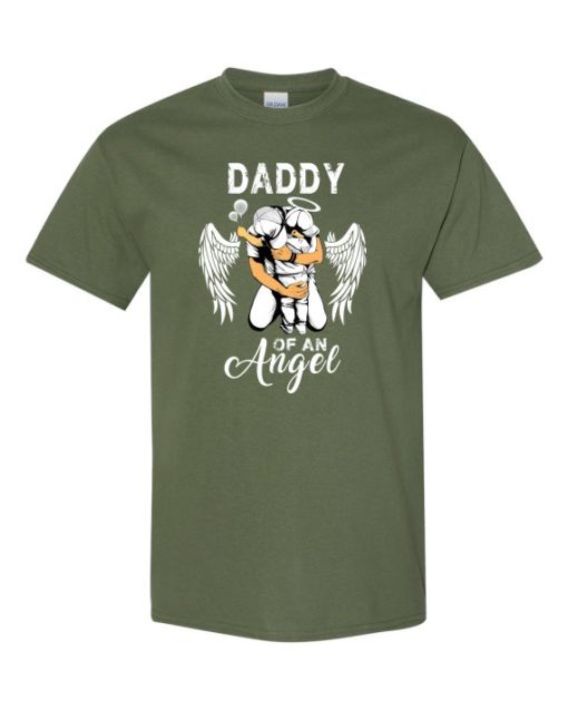 DADDY ANGEL  - Adult Round-neck T-shirt