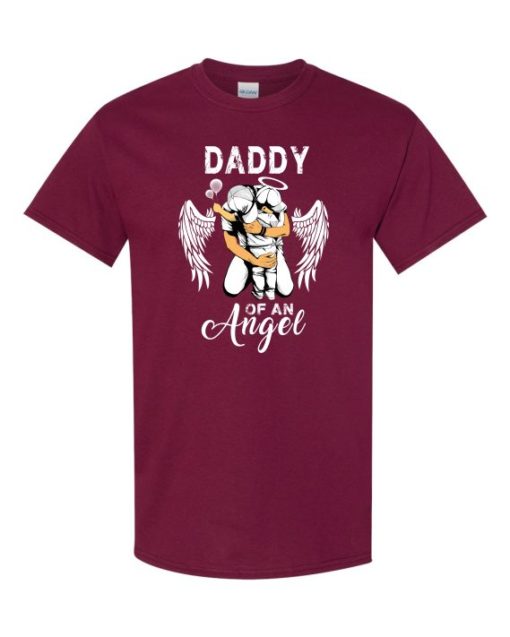 DADDY ANGEL  - Adult Round-neck T-shirt