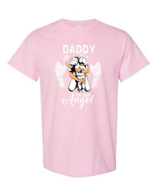 DADDY ANGEL  - Adult Round-neck T-shirt