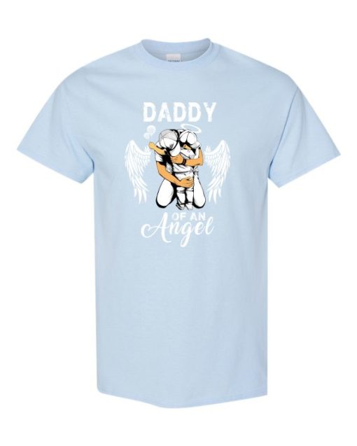 DADDY ANGEL  - Adult Round-neck T-shirt