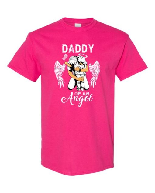 DADDY ANGEL  - Adult Round-neck T-shirt